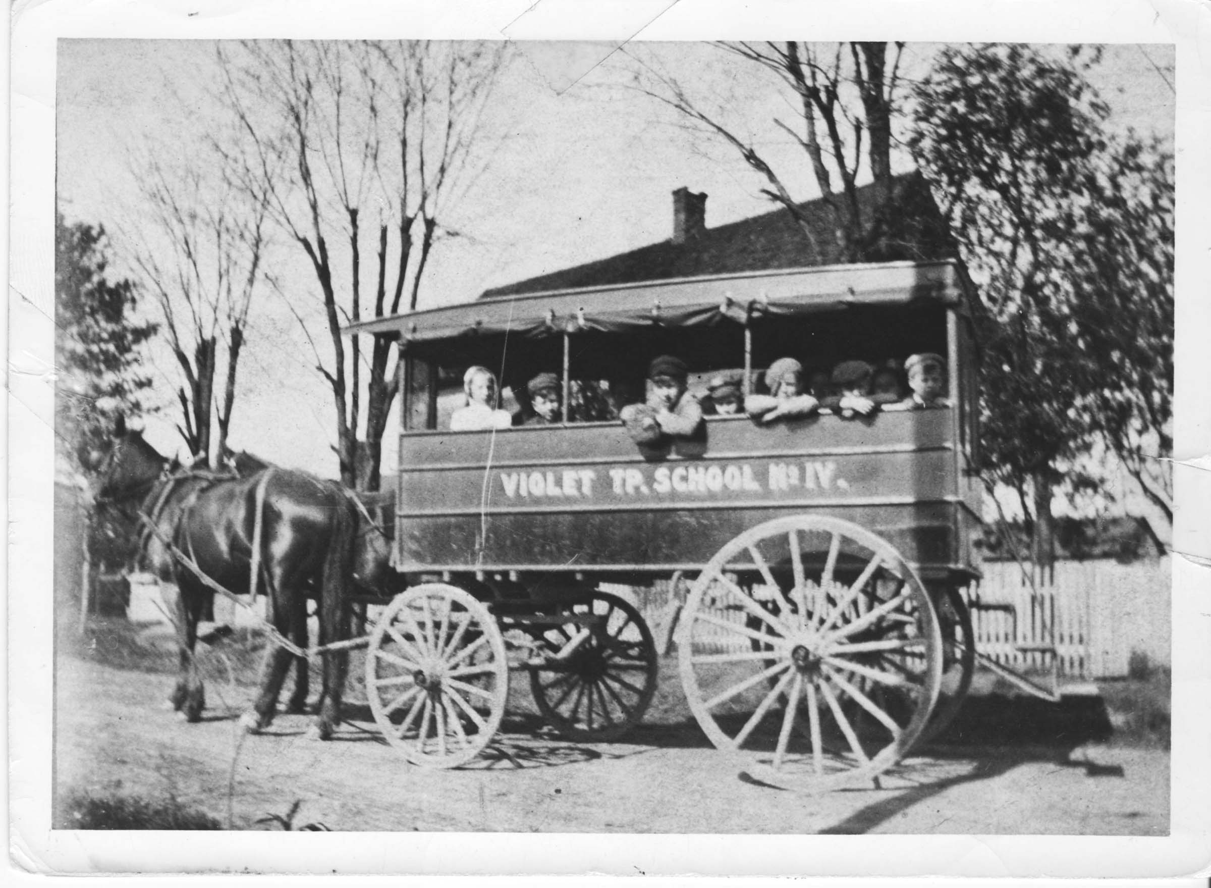 Violet Township Horse-Drawn School Bus